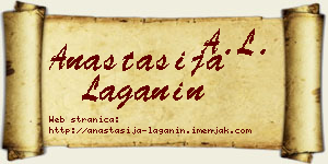 Anastasija Laganin vizit kartica